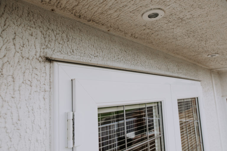 Before Park Home External Wall Insulation