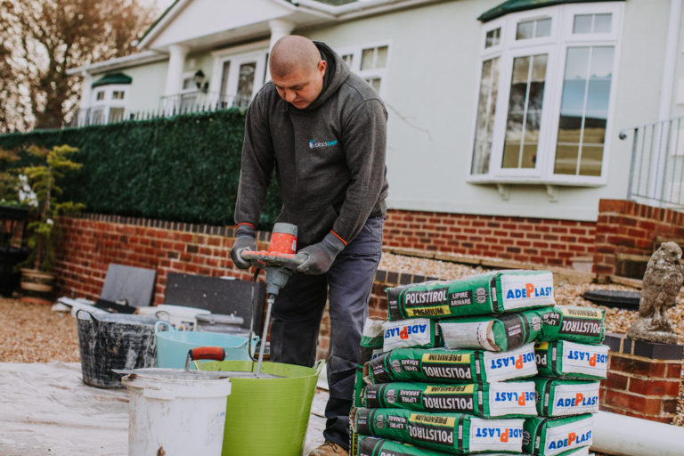 Platinum Park Home Services Refurbishments mixing Adeplast