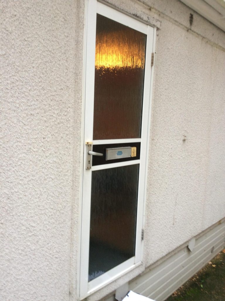 External wall insulation before