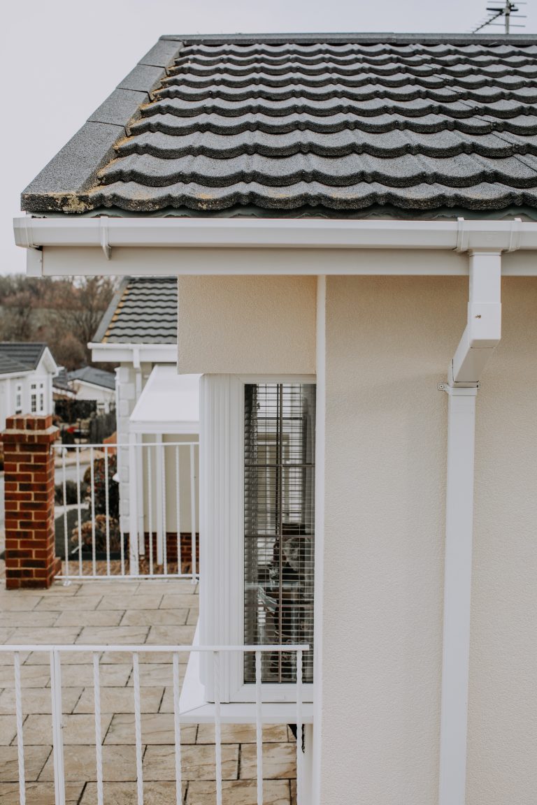Park Home External wall insulation after