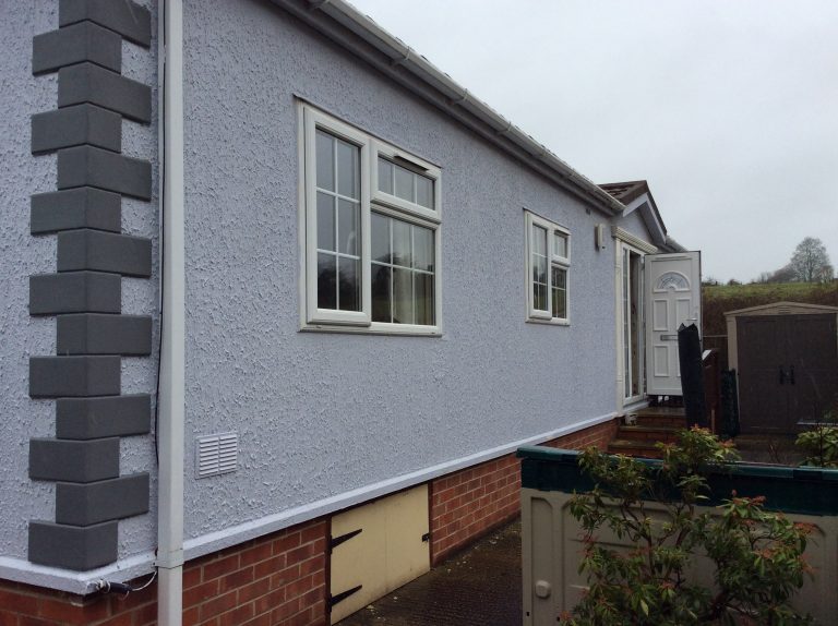 Before external wall insulation