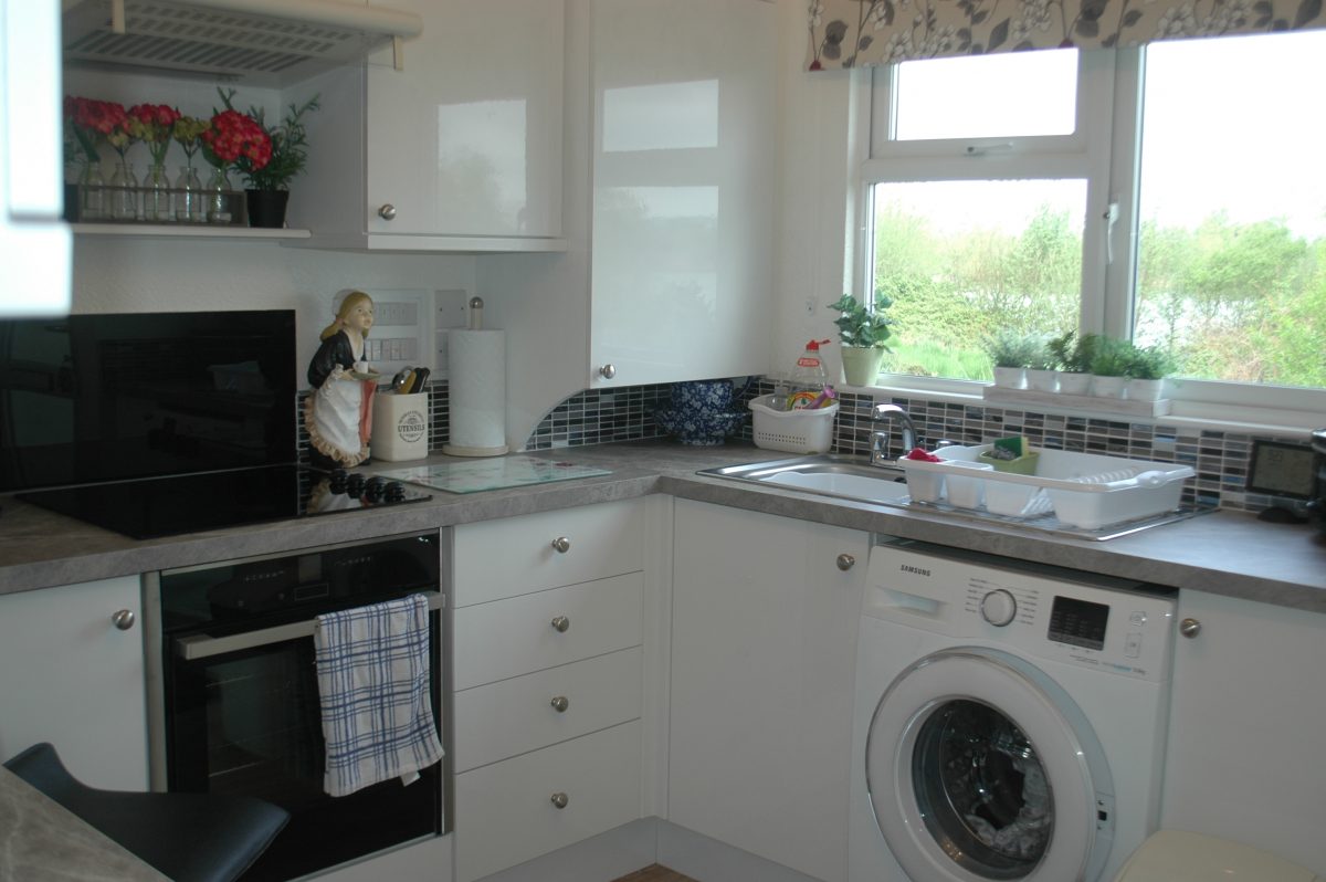 Park home kitchen refurbishment after