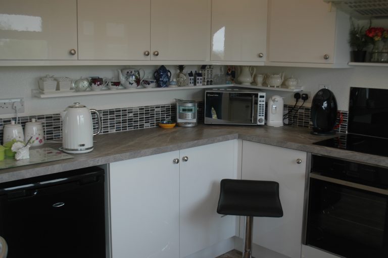 Park home kitchen refurbishment after