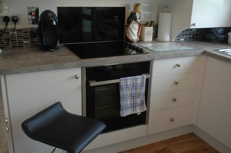Park home kitchen refurbishment after