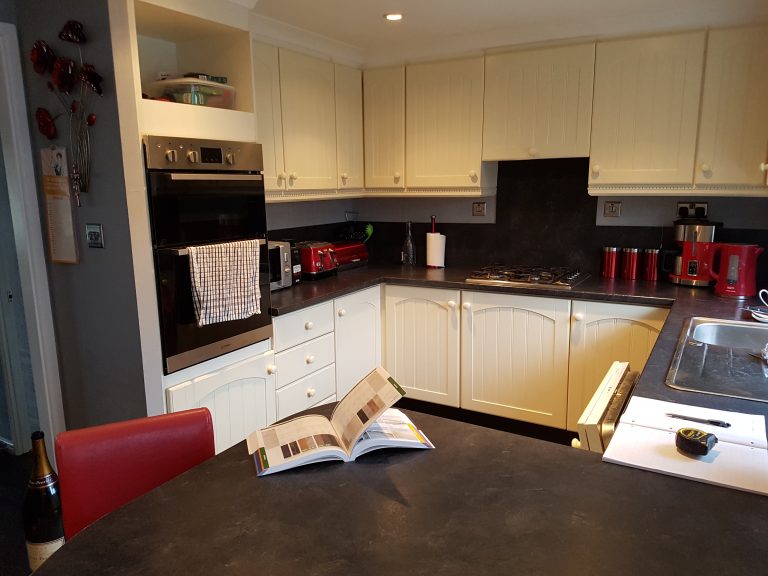 park home kitchen before