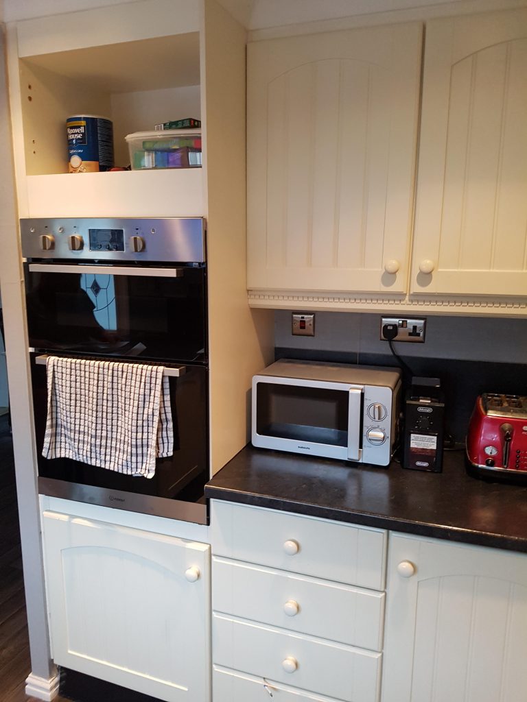park home kitchen before